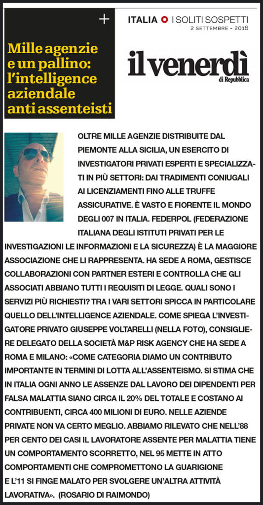 Giuseppe Voltarelli su Repubblica